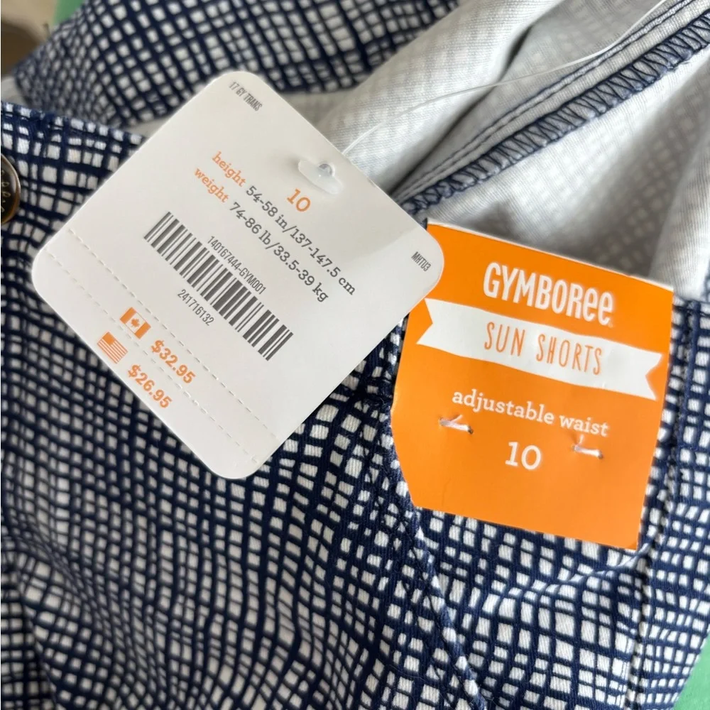 Gymboree Navy and White Shorts